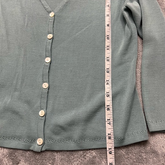 y2k Ann Taylor Silk Cardigan - Picture 3 of 10